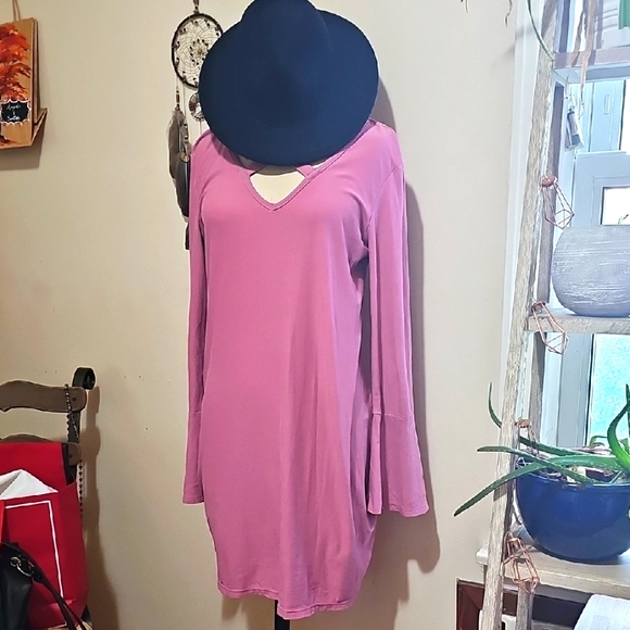 Pink Rose Dresses & Skirts - Pink Long Sleeve Dress